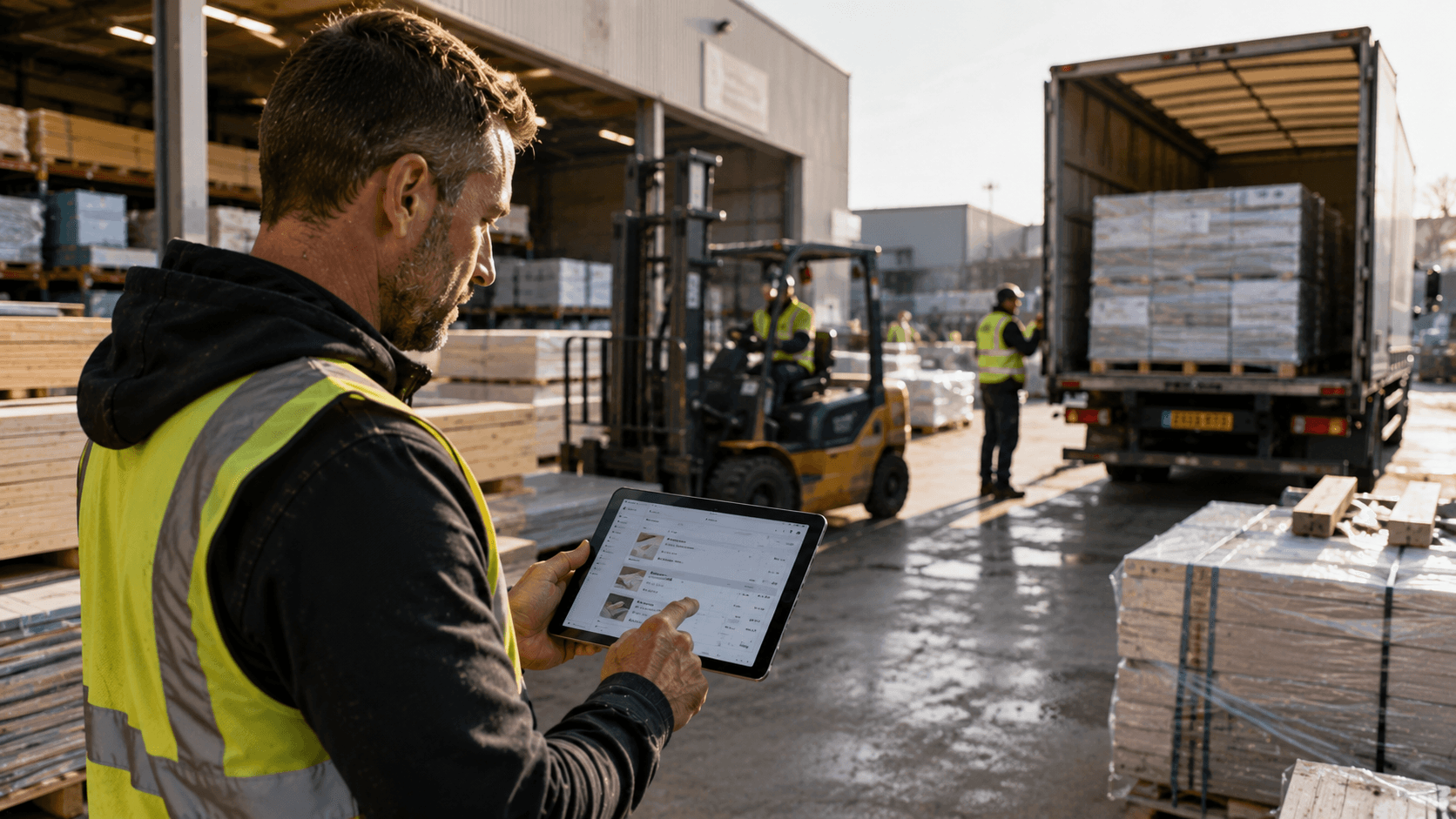 Material ordering and procurement visual