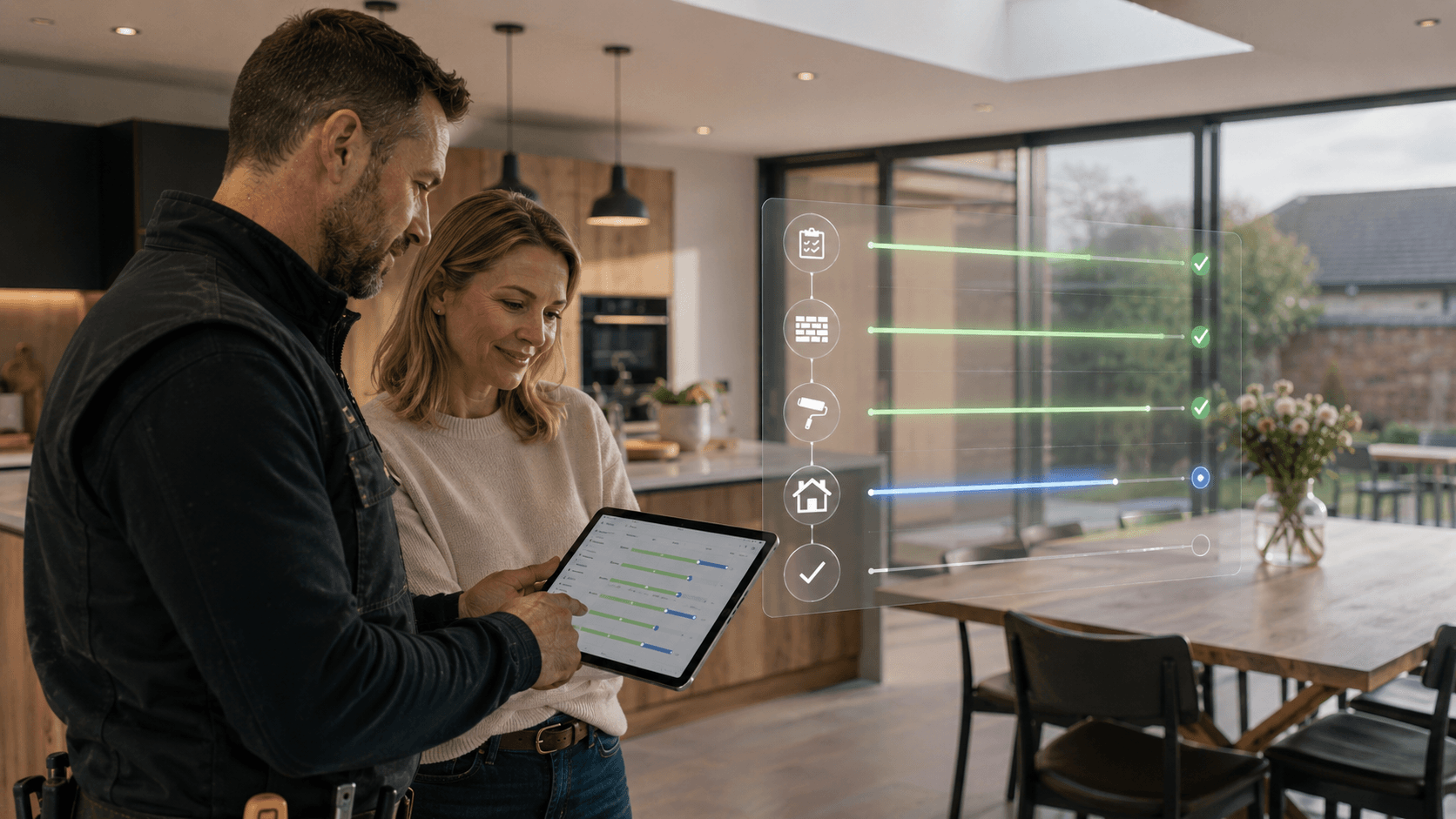 Project tracking and communication visual